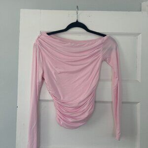 White Fox Boutique Ruched l/s top